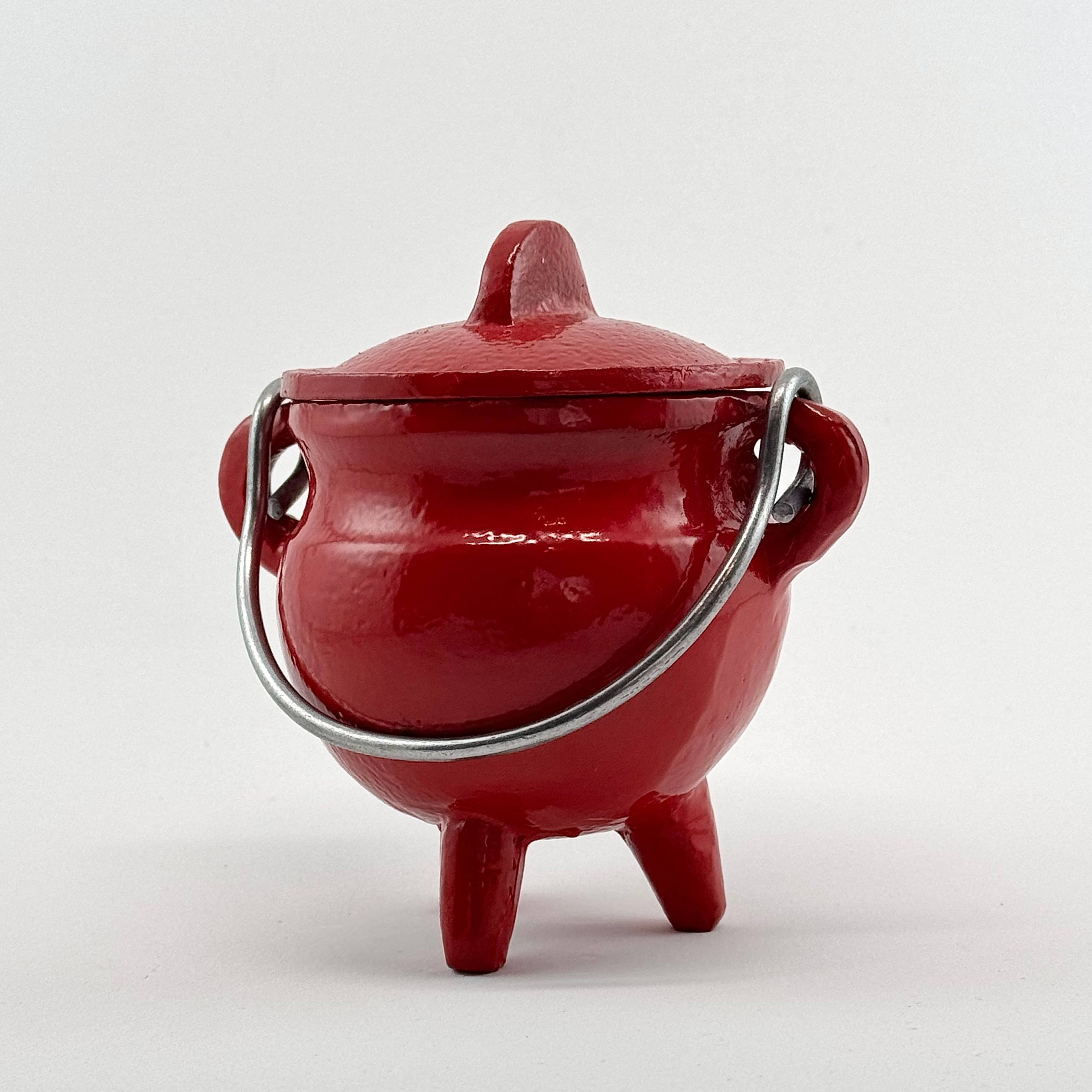 Liv Rocks - Vente Accessoire de méditation - Chaudron en fonte coloré avec couvercle | Chaudron à potions pour enfants3