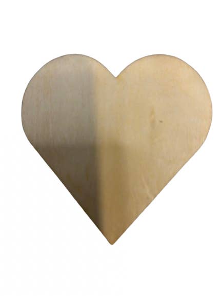 Blocs de cœur en bois – Cœurs en bois non finis de 3 pouces (Ensemble de pour la vente par Wooden Wonder Gifts CA