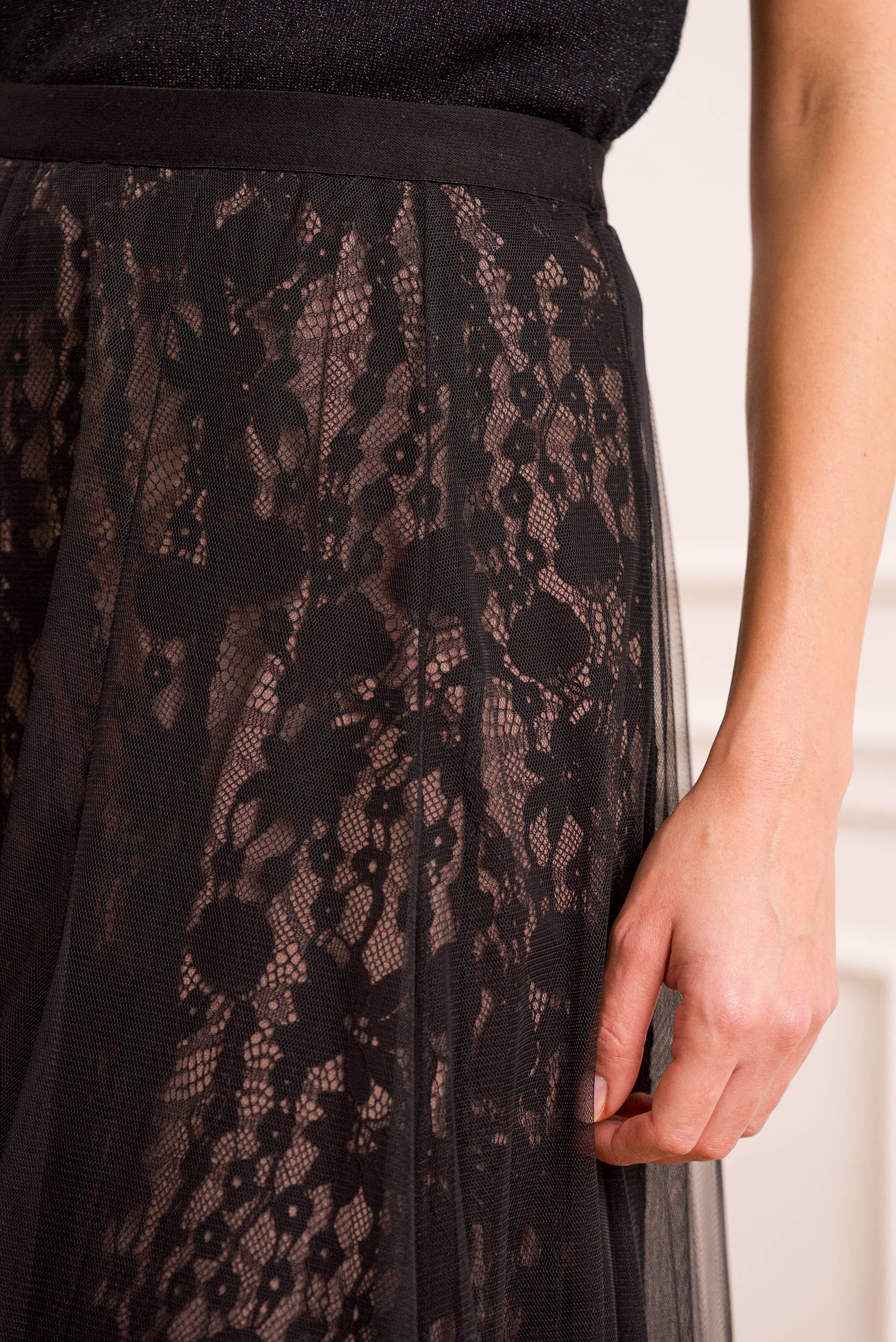 CHOKLATE PARIS - Vente Jupe – femme - Jupe March tulle & dentelle - CK08032-23