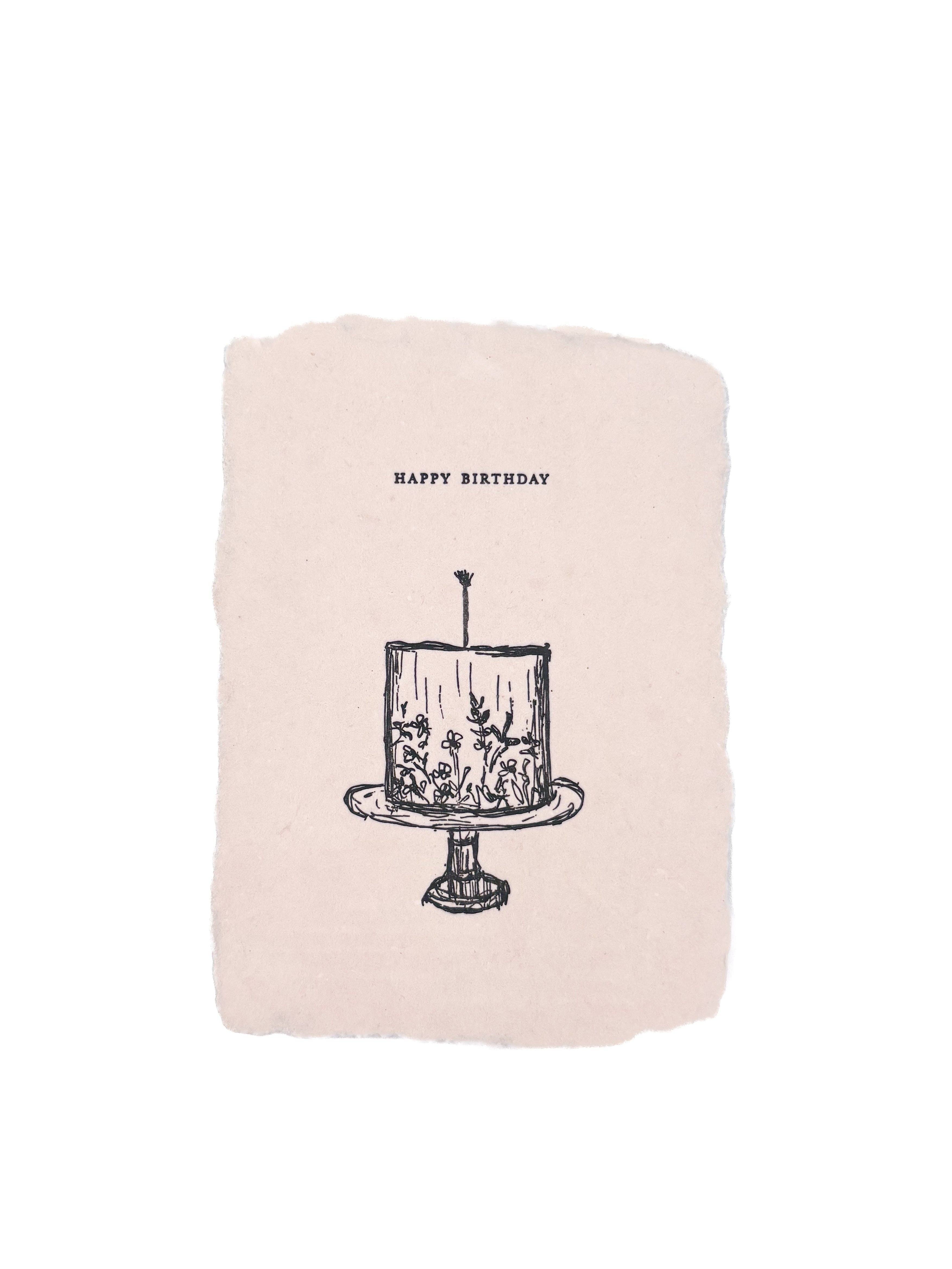 farmette - Vendita all'ingrosso Biglietti di auguri - torta di compleanno felice1