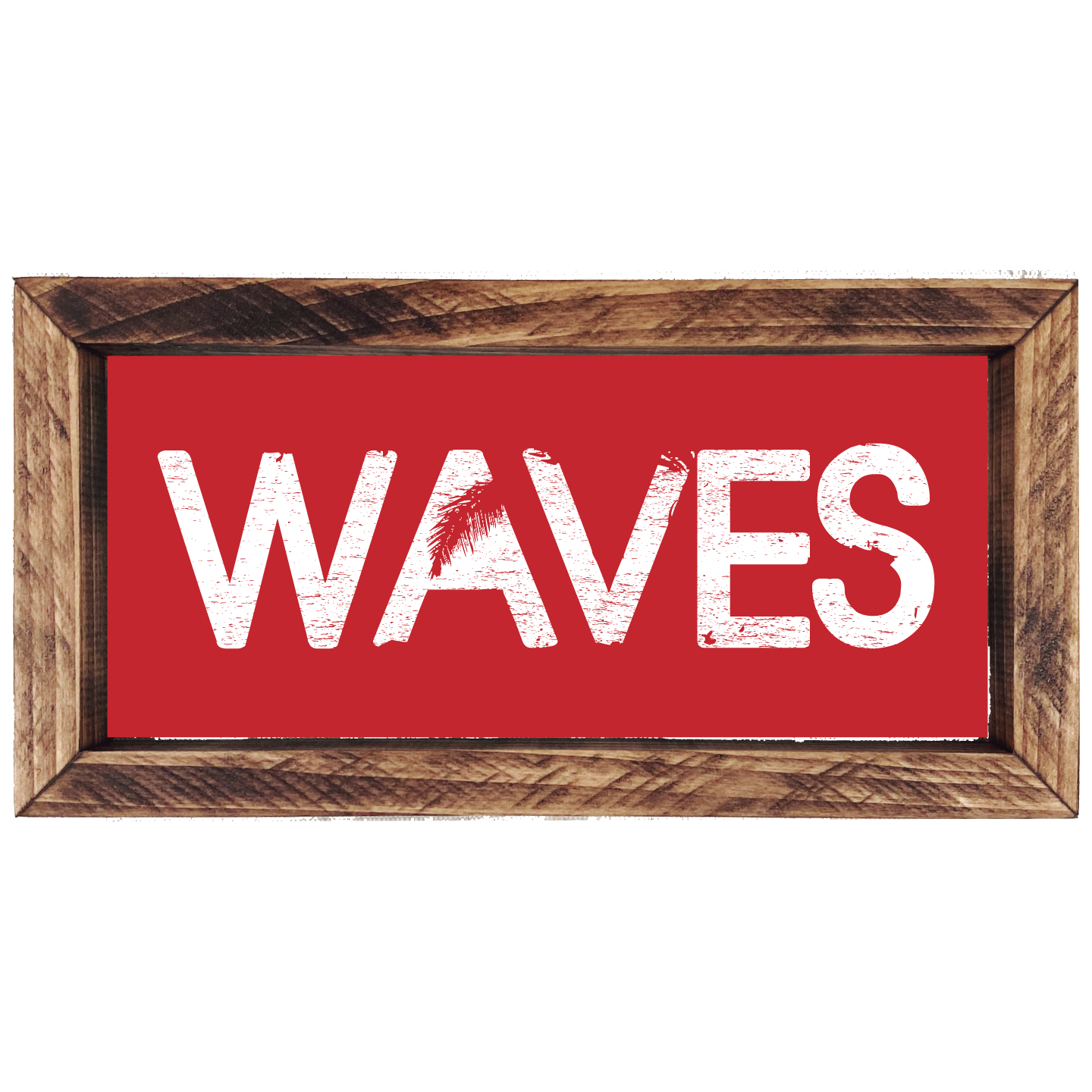 Southern Mesa Trading Co. - Wholesale Sign - Waves Mini Wood Wall Art  (More Colors)10