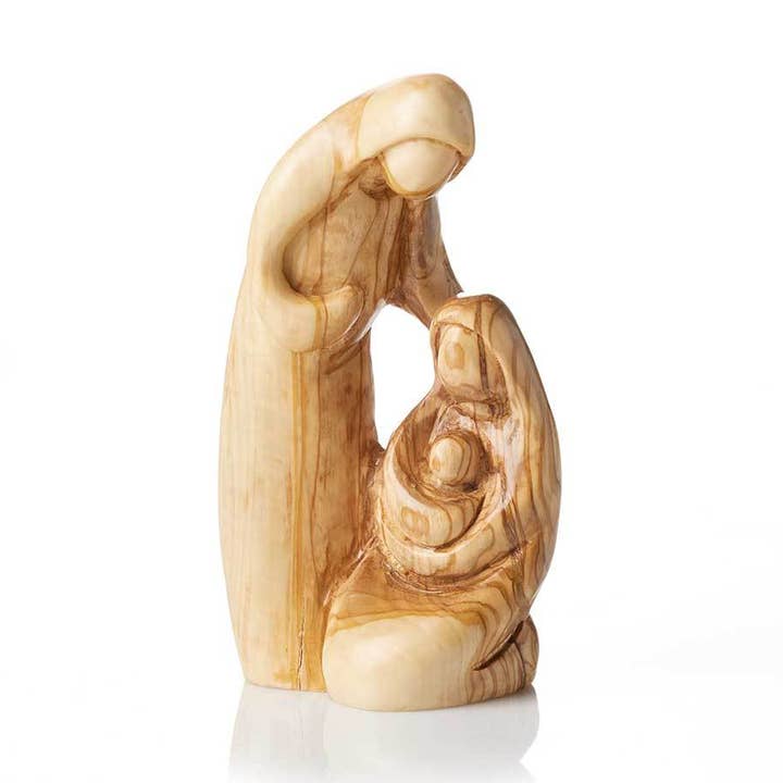Olive Wood Holy Family for wholesale by SERRV International
