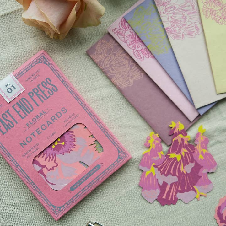 East End Press - Wholesale Stationery/Notecard Set - Floral Notecards Set19