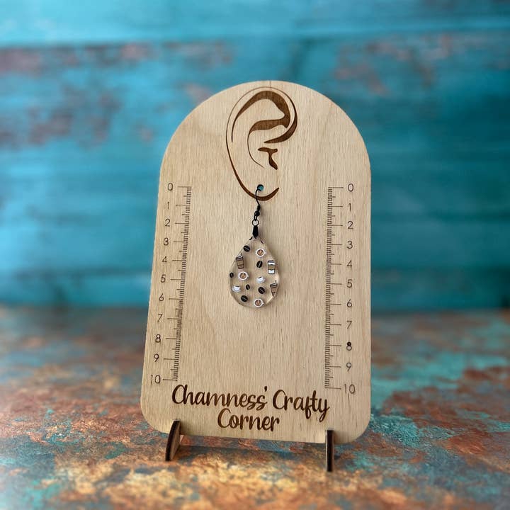 Chamness' Crafty Corner - Wholesale Dangle Earrings - Coffee Cups and Bean Earrings5