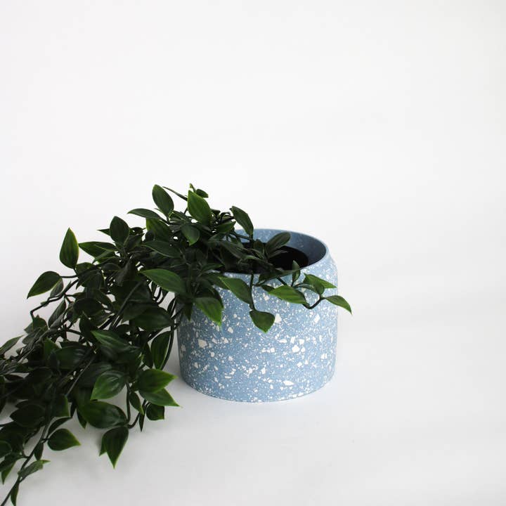 Vaso per piante medio - BLU FIORDALISO per la vendita all'ingrosso da parte di Terrazzo Parazo