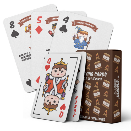The S'mores Company - Wholesale Playing Cards - S'mores-Themed Playing Cards, Trivia, Challenges2