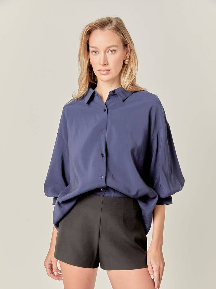 Balloon Sleeve Blouse for wholesale by English Factory