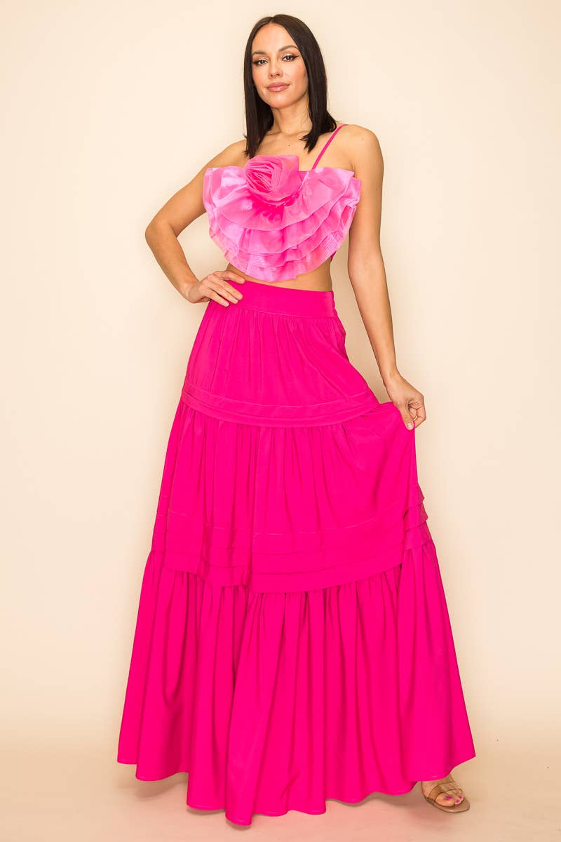 QMP Moda - Wholesale Blouse - Women's - FLOWER TOP WITH ELASTIC BACK AND ZIPPER9