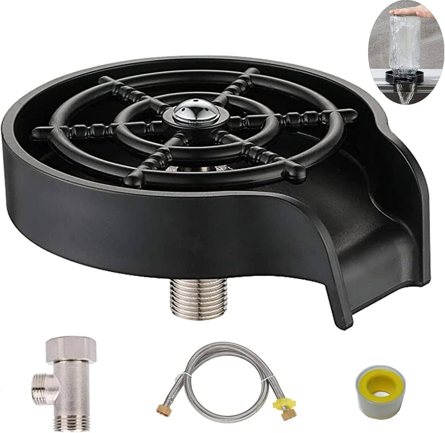 VIGOR - Wholesale Kitchen Spoon - Automatic cup washer for kitchen sink faucet(10 sets)1