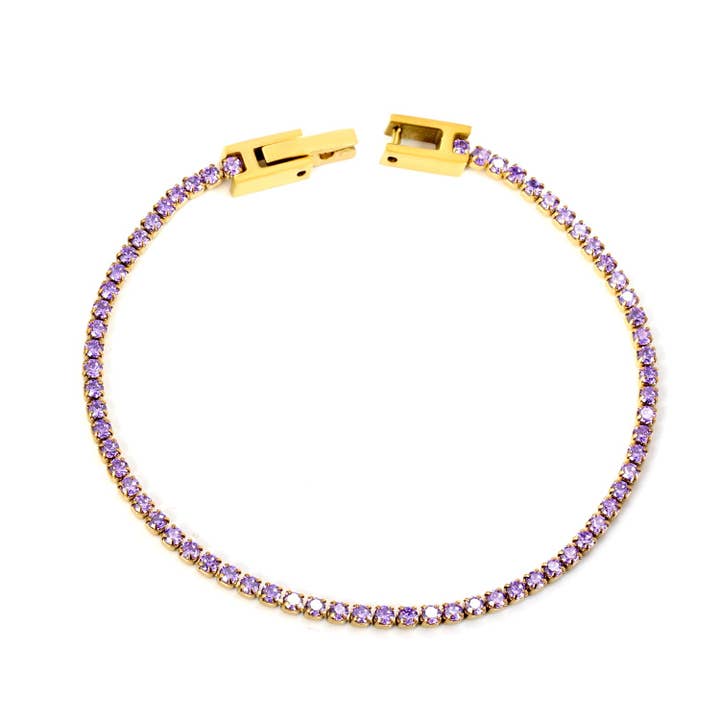 Pulsera Aulala Superfine Multicolor con Diamantes Chapada en Oro para venta al por mayor de AULALA IBIZA