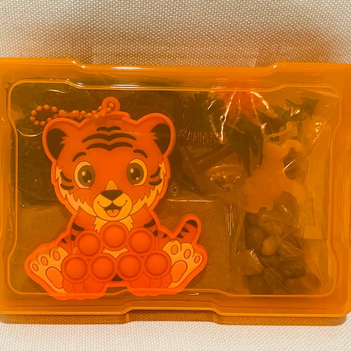 Sweetest Fidgets - Wholesale Toy Set - Kids - Tiger’s roar kinetic sand and sensory rice kit