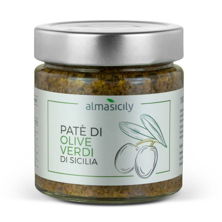Sicilian Green Olives Patè in extra virgin oil 1 kg for wholesale by almasicily