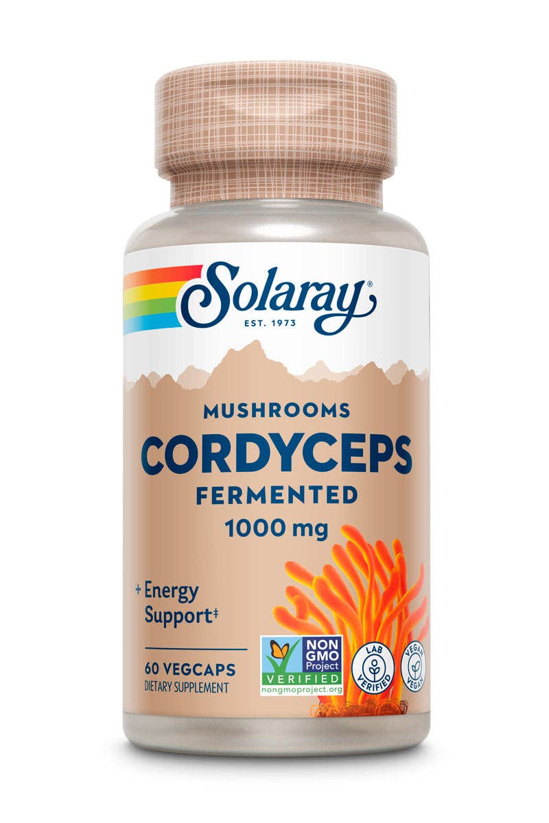 Solaray - Wholesale Oral Supplement/Vitamin - Org Grown Fermented Cordycep 1000mg0