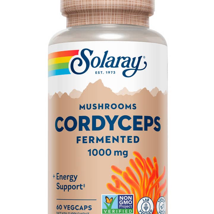 Solaray - Wholesale Oral Supplement/Vitamin - Org Grown Fermented Cordycep 1000mg
