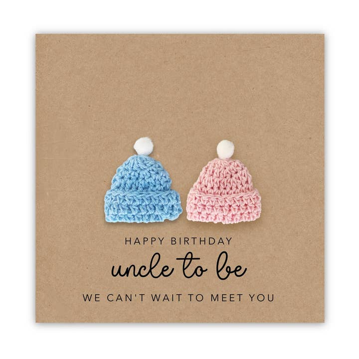 Farbror att vara födelsedag tvillingkort, För att min farbror ska vara, Birthda för wholesale av Fifi's Handcrafted