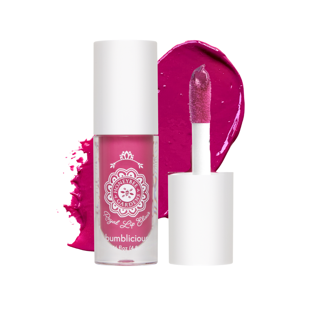 Honeybee Gardens Natural Cosmetics & Body Care – Gloss labial por atacado – Elixir Lábio Real Honeybee Gardens1