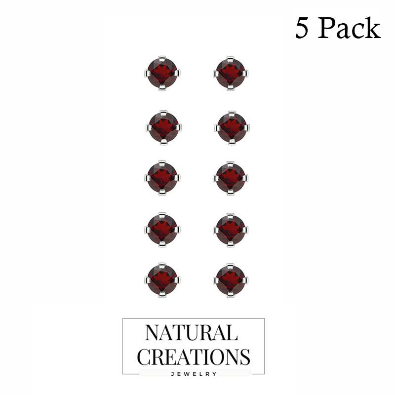 Nature Crafts – wholesale Stud/post earrings – Natural Gemstone Round Stud Earrings for Women in 925 Silver16