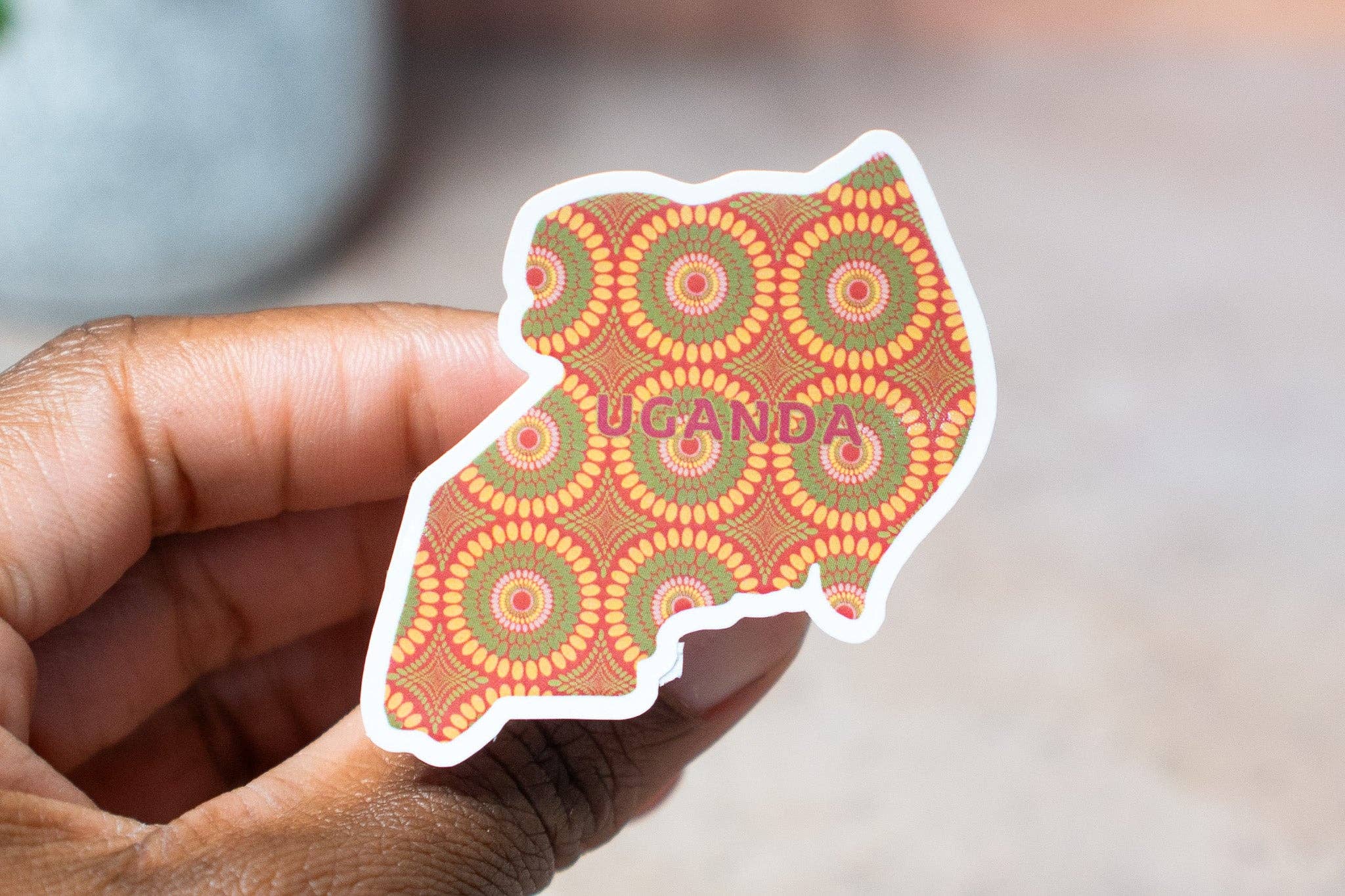 Pounded Yam Productions - Wholesale Sticker - Uganda Sticker (East Africa)1
