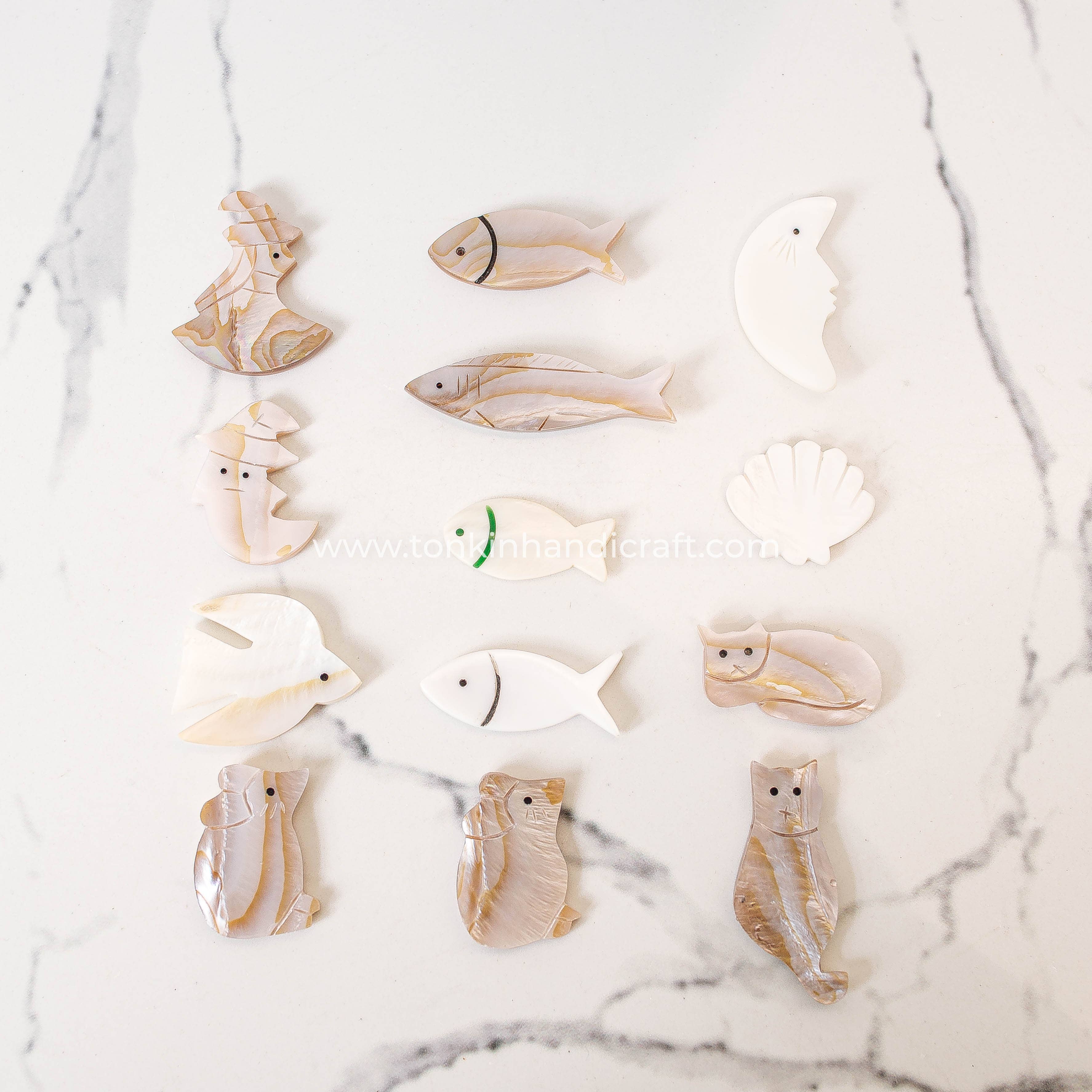 Tonkin Handicraft - Wholesale Spoon Rest - Seashell Pillow Chopstick Rest 111