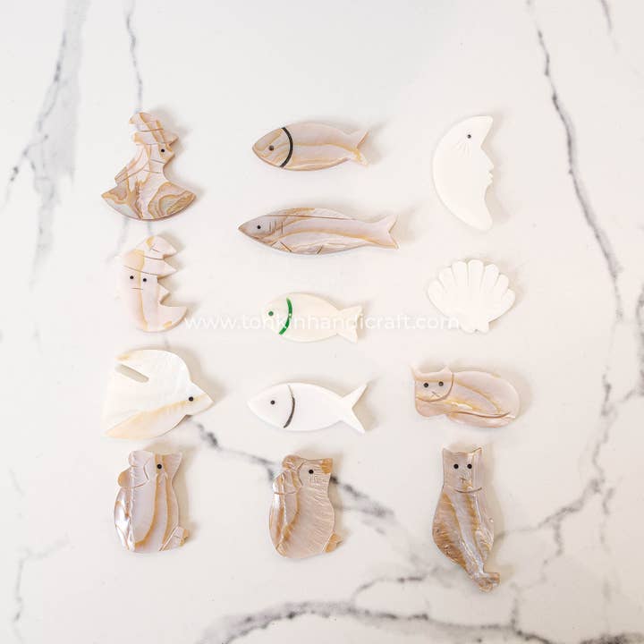 Tonkin Handicraft - Wholesale Spoon Rest - Seashell Pillow Chopstick Rest 111