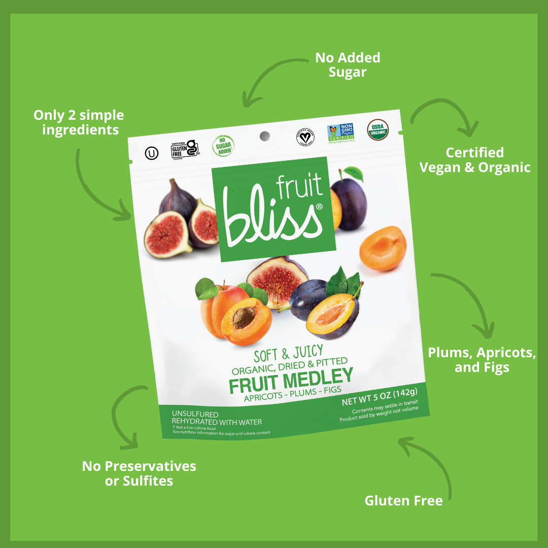 Fruit Bliss - Wholesale Dried/Dehydrated Fruit - Organic Soft & Juicy Fruit Medley2