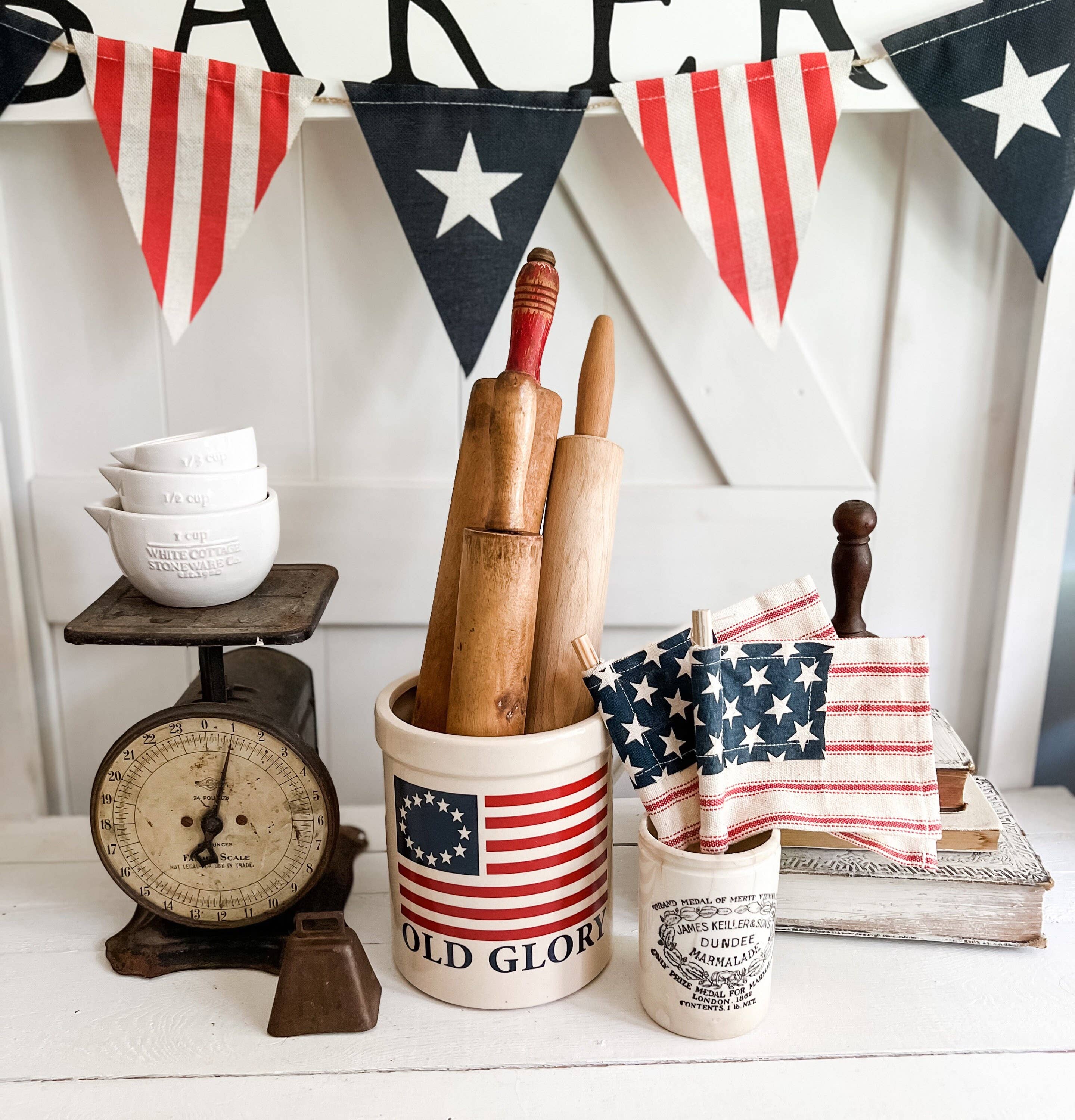 Crafted Hive Culture - Wholesale Flag - mini fabric American flag3