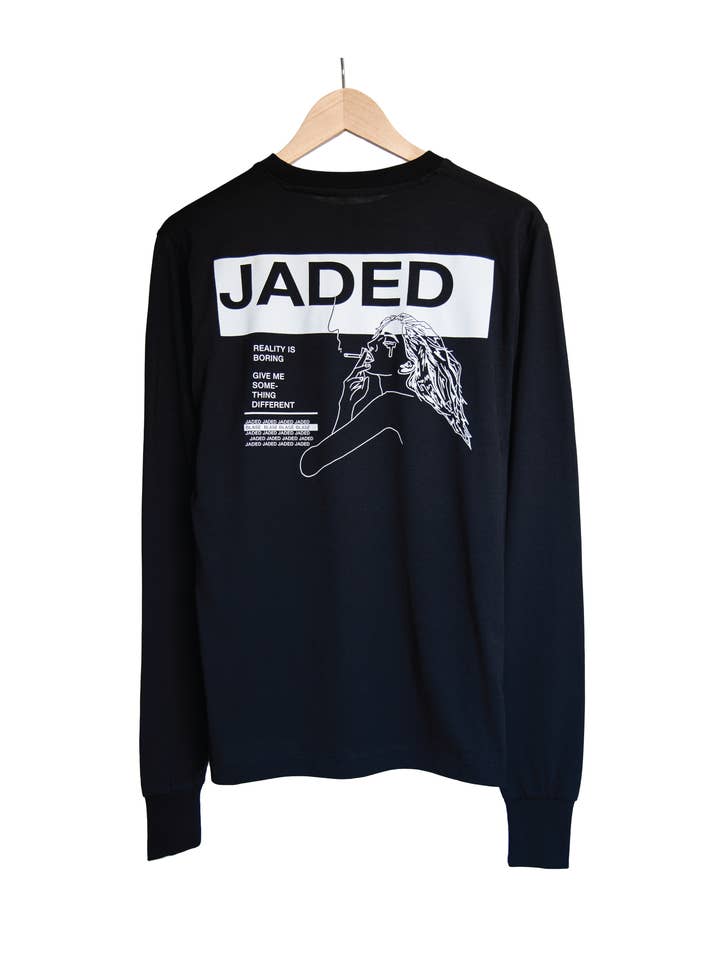 Jaded // SUPIMA® L/S // Black for wholesale by Blasé Affair