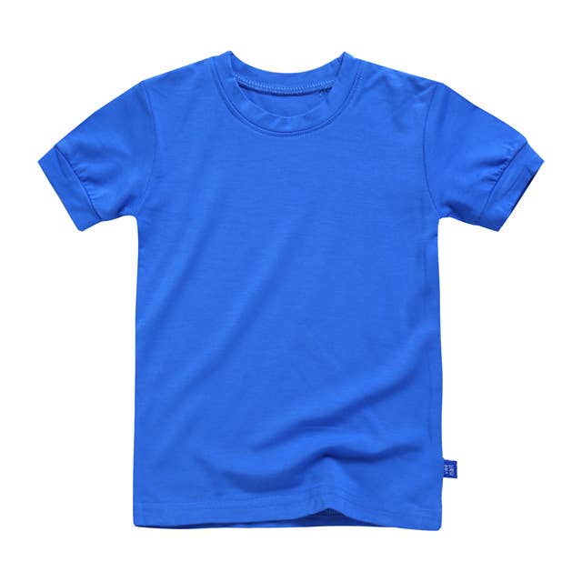 Colorful Blue Short Sleeve viscose PJs for wholesale on Faire