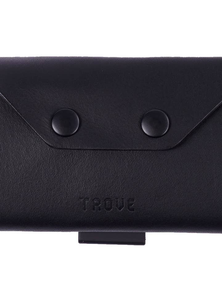TROVE Coin Caddy: zwart leer voor wholesale door TROVE