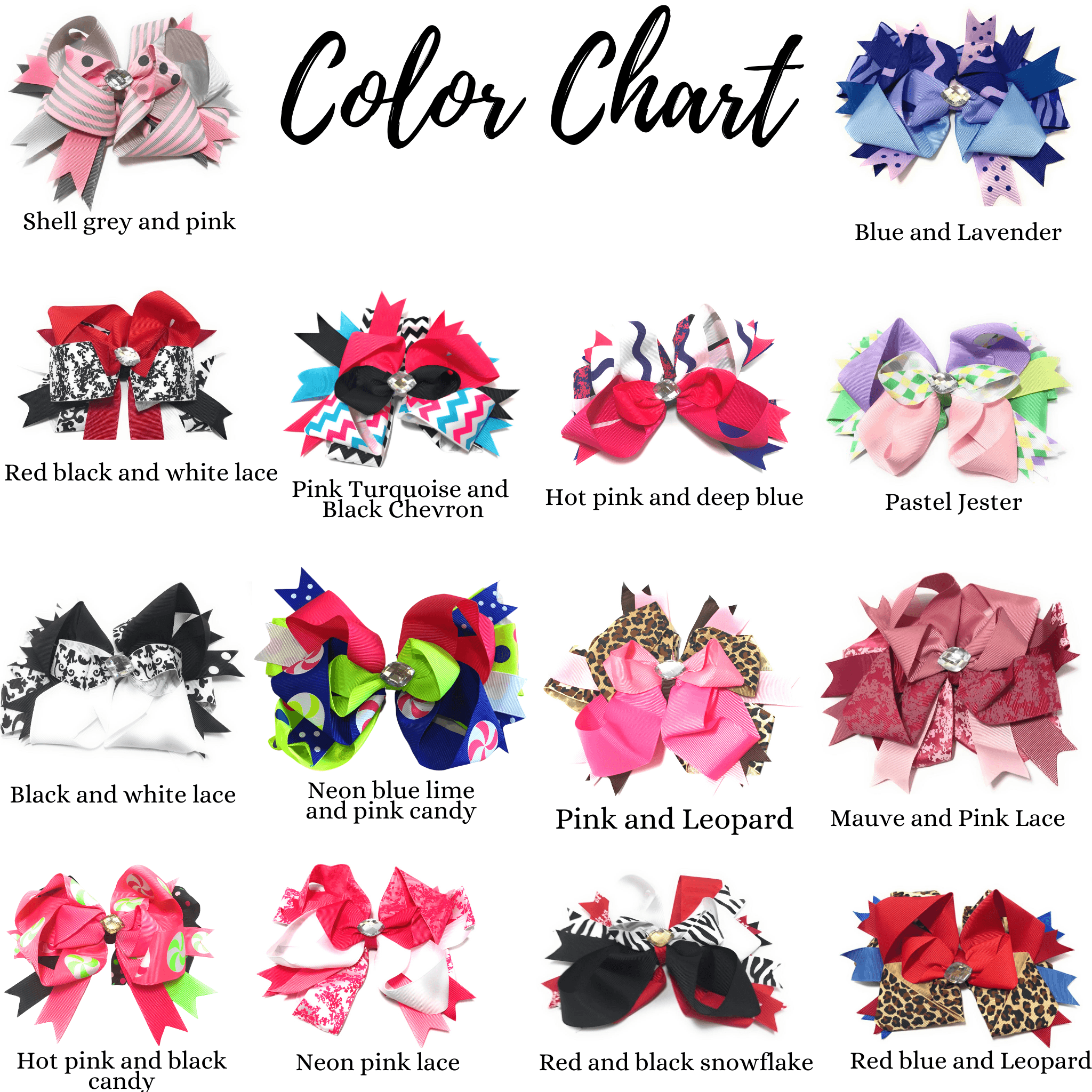 Chicky Chicky Bling Bling - Wholesale Hair bow – Kids - Jumbo Boutique Hair Bow with Bling Stone4