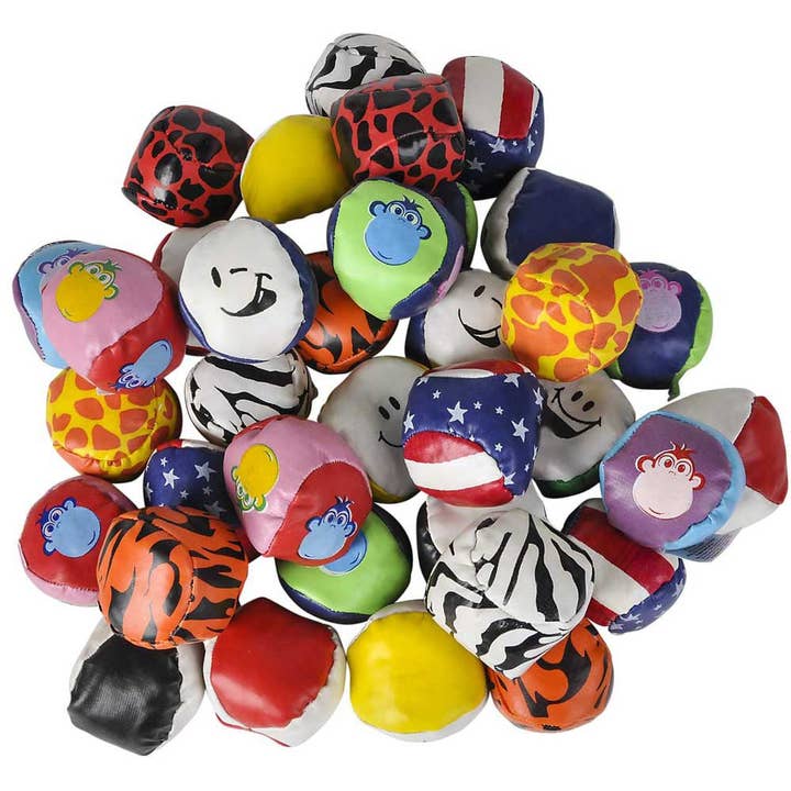 La Luna Bella - Toys - Wholesale Classic Toy - Kids - 2" FOOTBAG ASSORTMENT (100PCS/BAG) LLB kids toys
