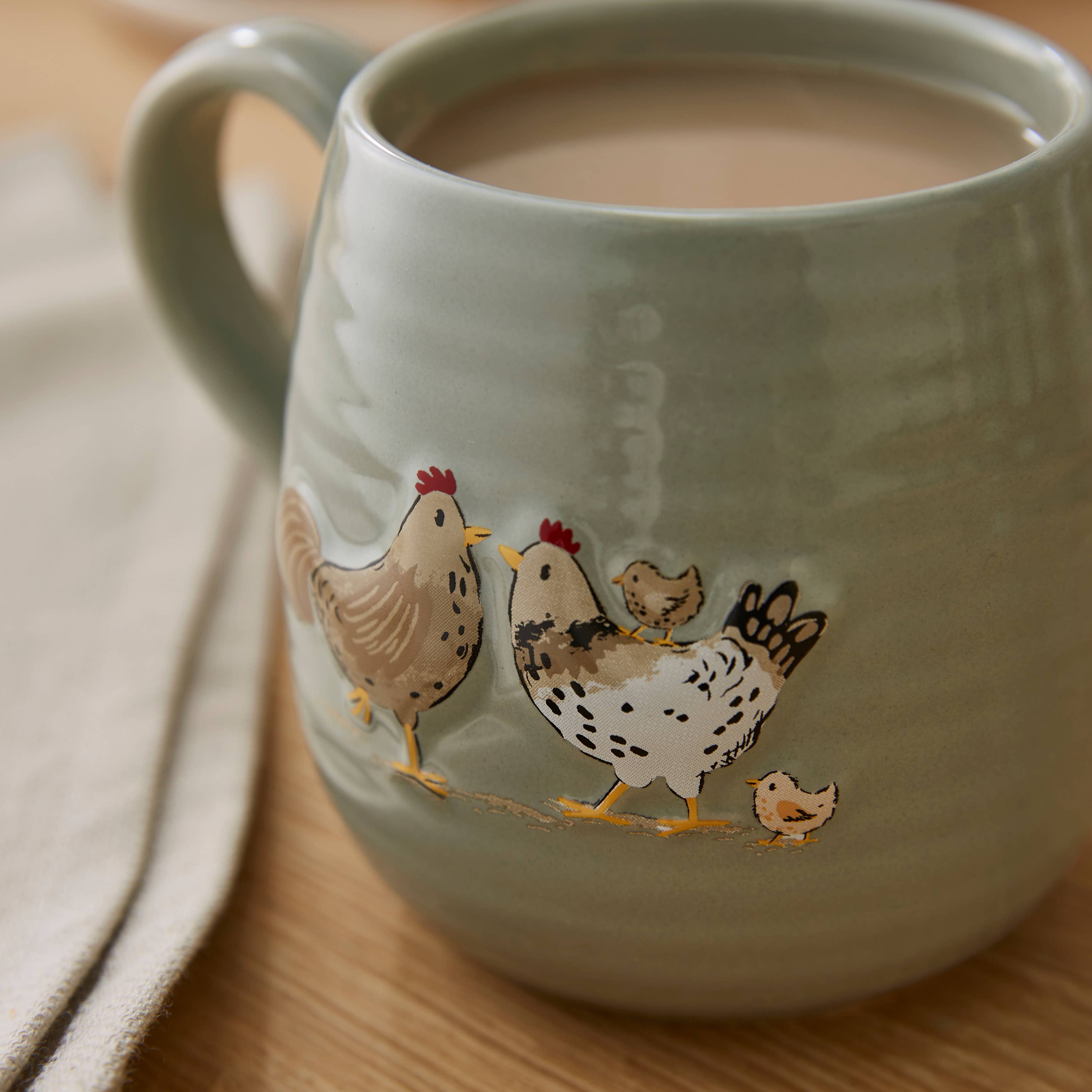 Grigio salvia Tazza Pancia - Felice Famiglia Via del Pollaio in vendita all'ingrosso su Faire2