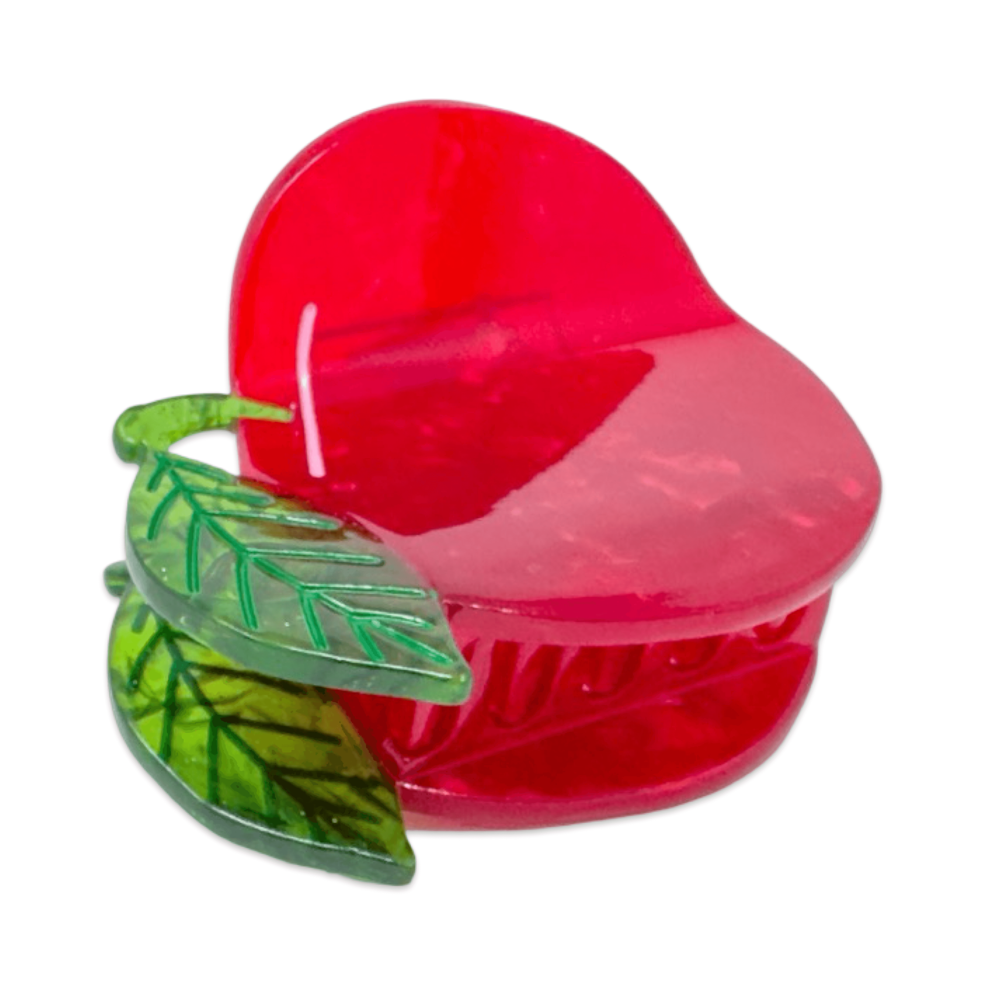 Jenny Lemons - Wholesale Hair Clip - Women's - Midi Red Apple Hair Claw Clip5