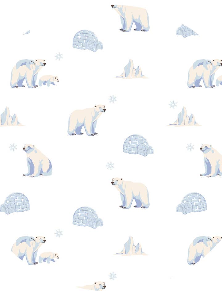 Bubble Baby - Wholesale Jumpsuit - Baby - Polar Bear | Snap Romper1