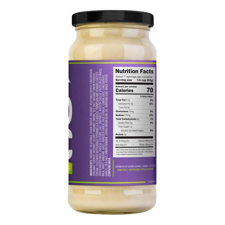 Sonoma Gourmet - Wholesale Pasta Sauce - Roasted Garlic Alfredo2