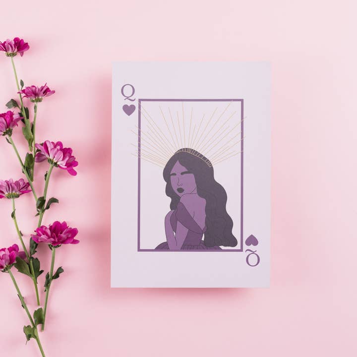 cartes de vœux Queen Empowerment pour la vente par jlurose