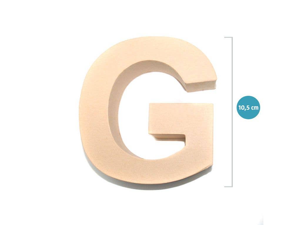 Aktual / Dekora Import S.A - Wholesale Decorative Tabletop Object - SCRAP PAPER LETTER SMALL 'G'0