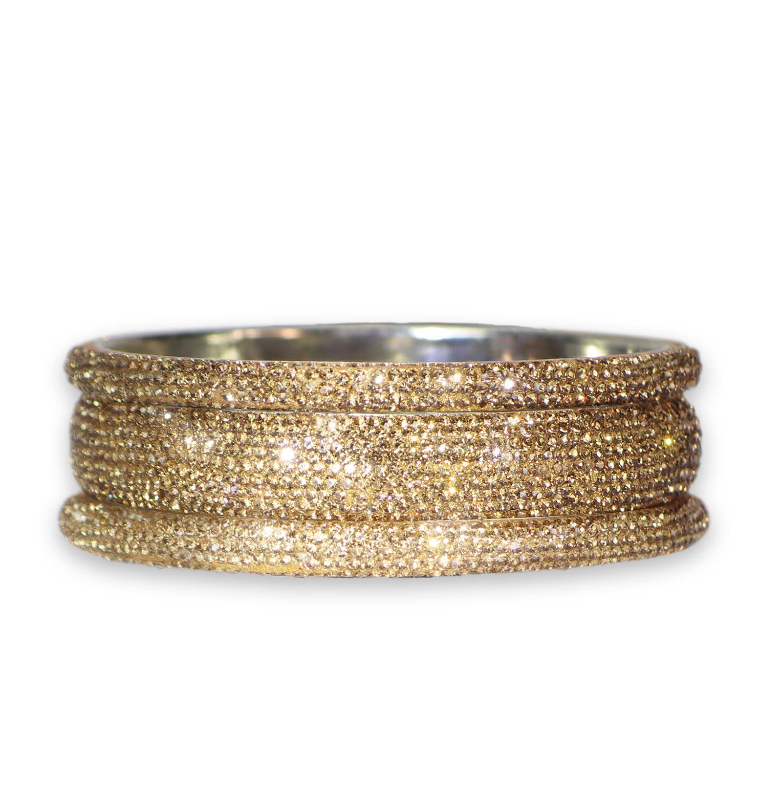 PurseN (new) - Wholesale Bangle Bracelet - Sundar Bangles • Bollywood Gold Crystal