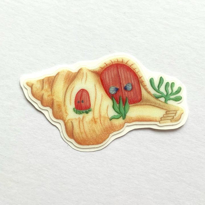 Adesivo luminescente a forma di conchiglia per la vendita all'ingrosso da parte di Laura&Lou