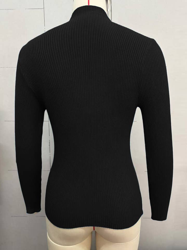 YNIQUE – wholesale Knit top – Women's – Women's Knit Hollow Out Neckline Long Sleeve Tee Shirt Top8