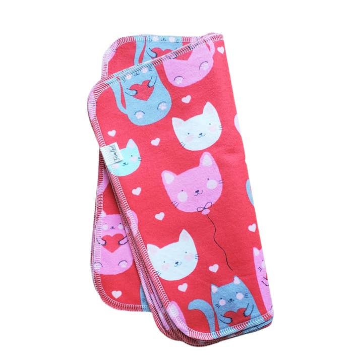 Paperless Reusable Towels | Cats and Balloons for wholesale by Farm Girl Cloth Co.