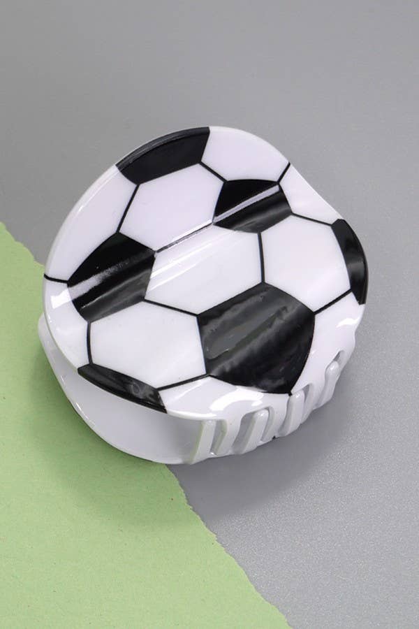 JOSSLYN by wall to wall - Wholesale Hair Clip - Women's - BASEBALL FOOTBALL GAME DAY HAIR CLAW CLIPS | 40H6366