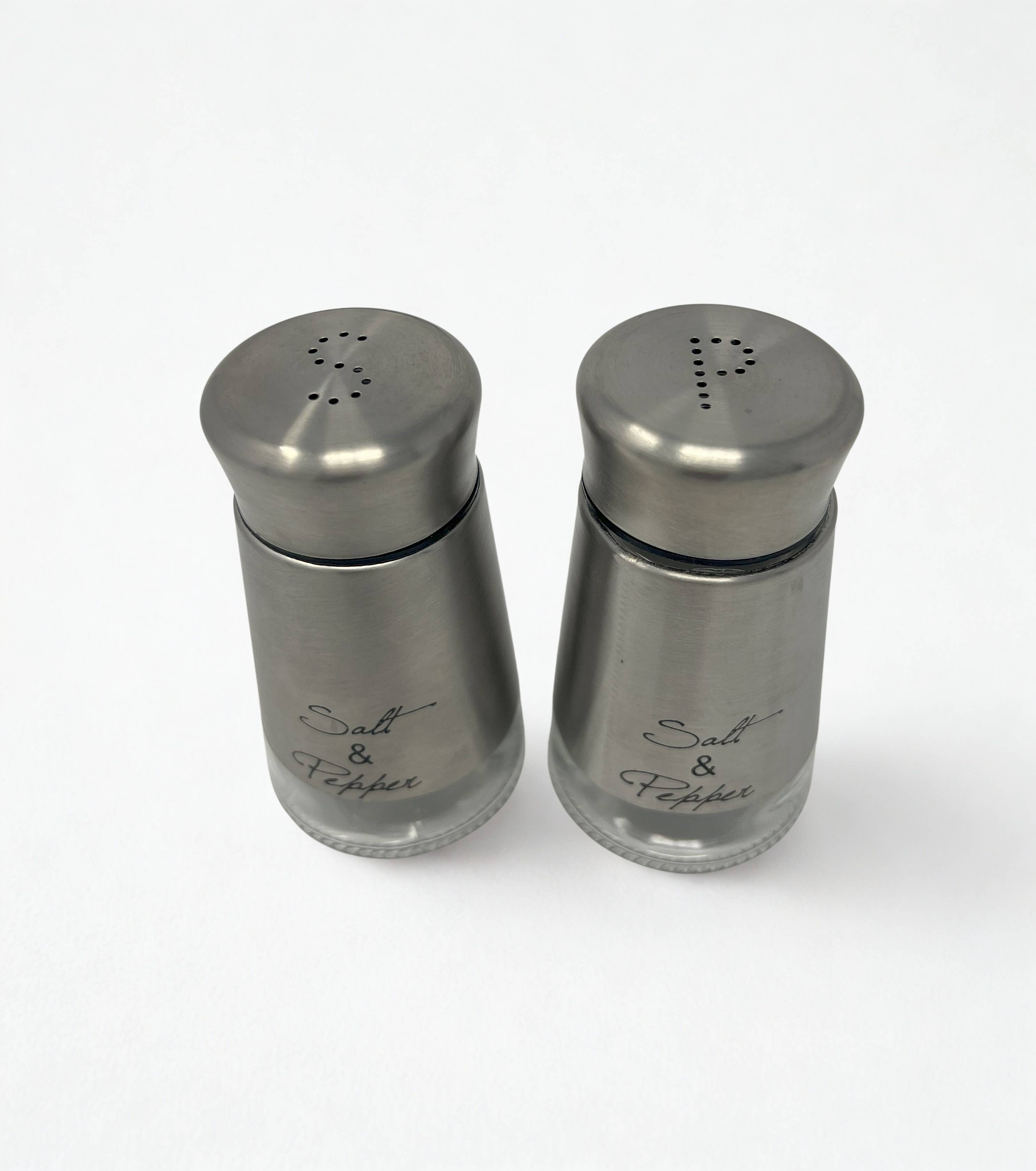 USA HomeMax - Wholesale Salt & Pepper Shaker Set - Stainless Steel Salt Pepper Shaker1