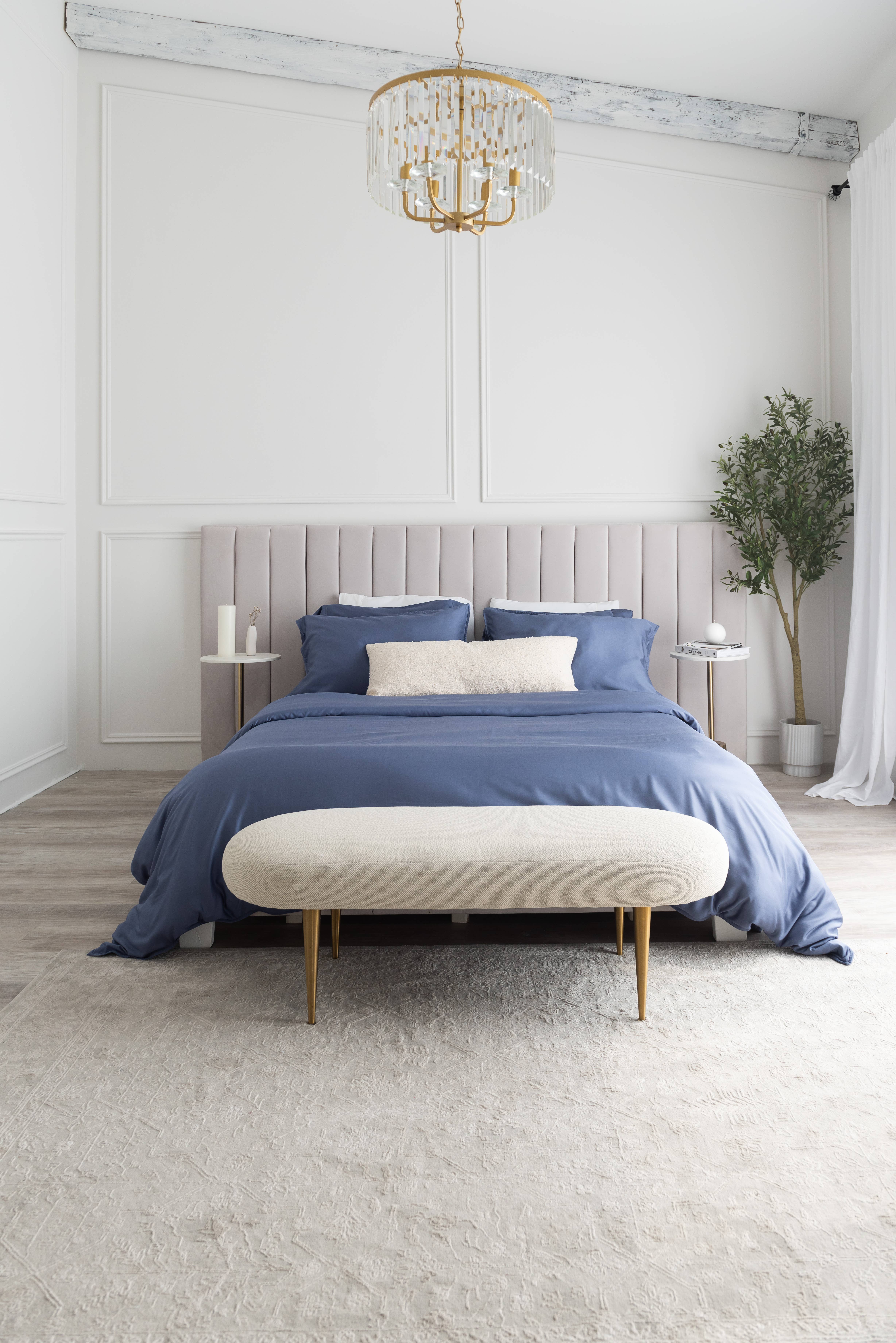 Terrera - Vente Parure de lit - Terrera - Parure de housse de couette en bambou 3 pièces uni4