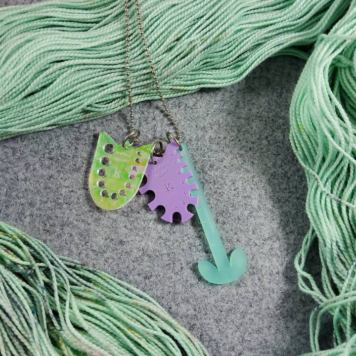 Tiny Tool Flower Necklace for wholesale by Katrinkles