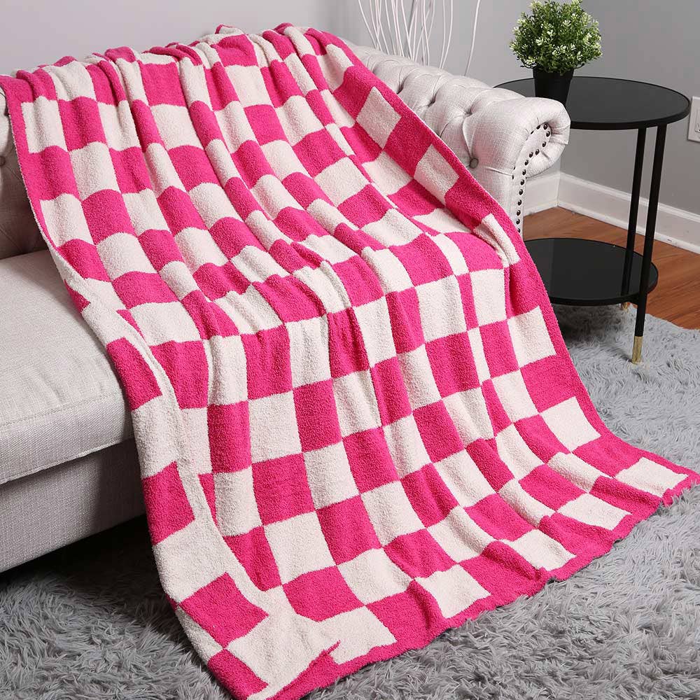 Sensibling Corp. – wholesale Throw blanket – Reversible Checkerboard Patterned Throw Blanket
6
