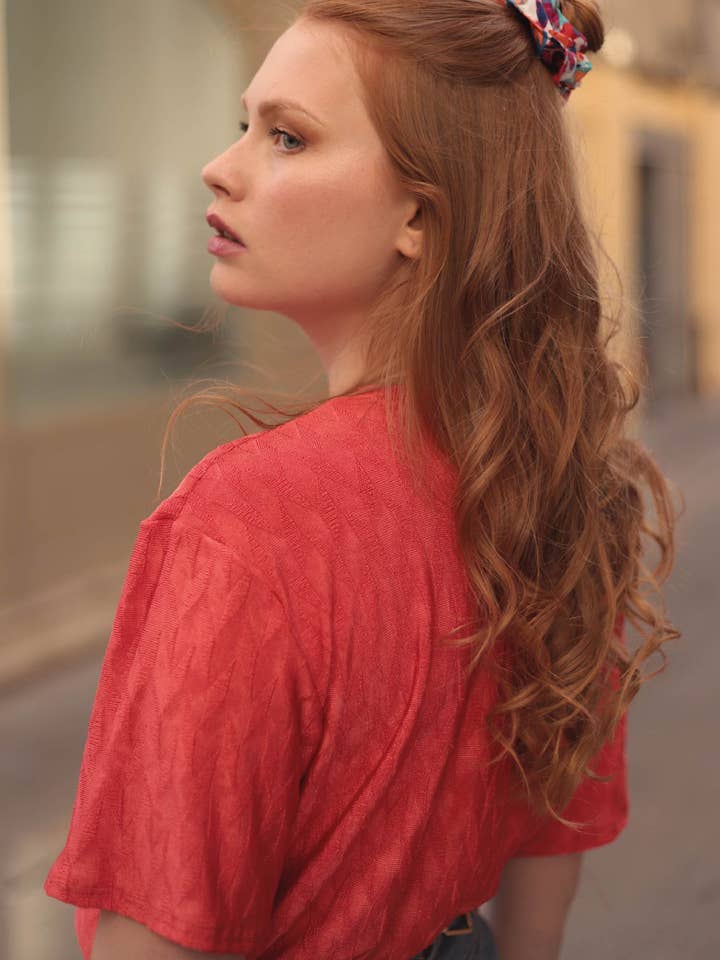 Camiseta Sacha chevron por atacado de HERI HODIE