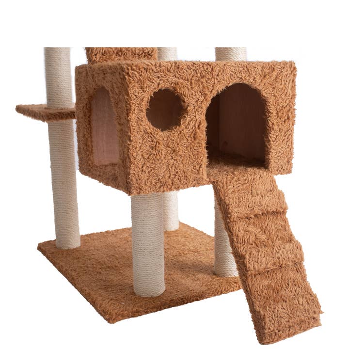 Armarkat - Wholesale Pet Scratcher - Cat - Real Wood 74" Multi-Level Cat Tree Large Cat Play Furniture6