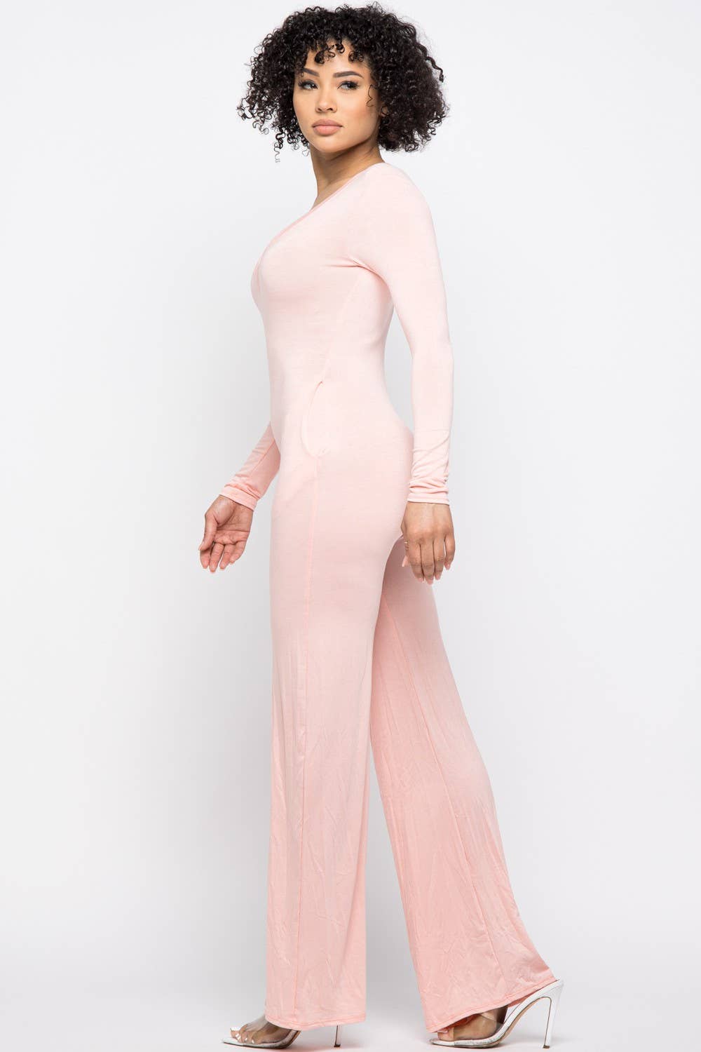 Boswell - Wholesale Jumpsuit - Women's - Bellbottom Jumpsuit With Side Pockets11