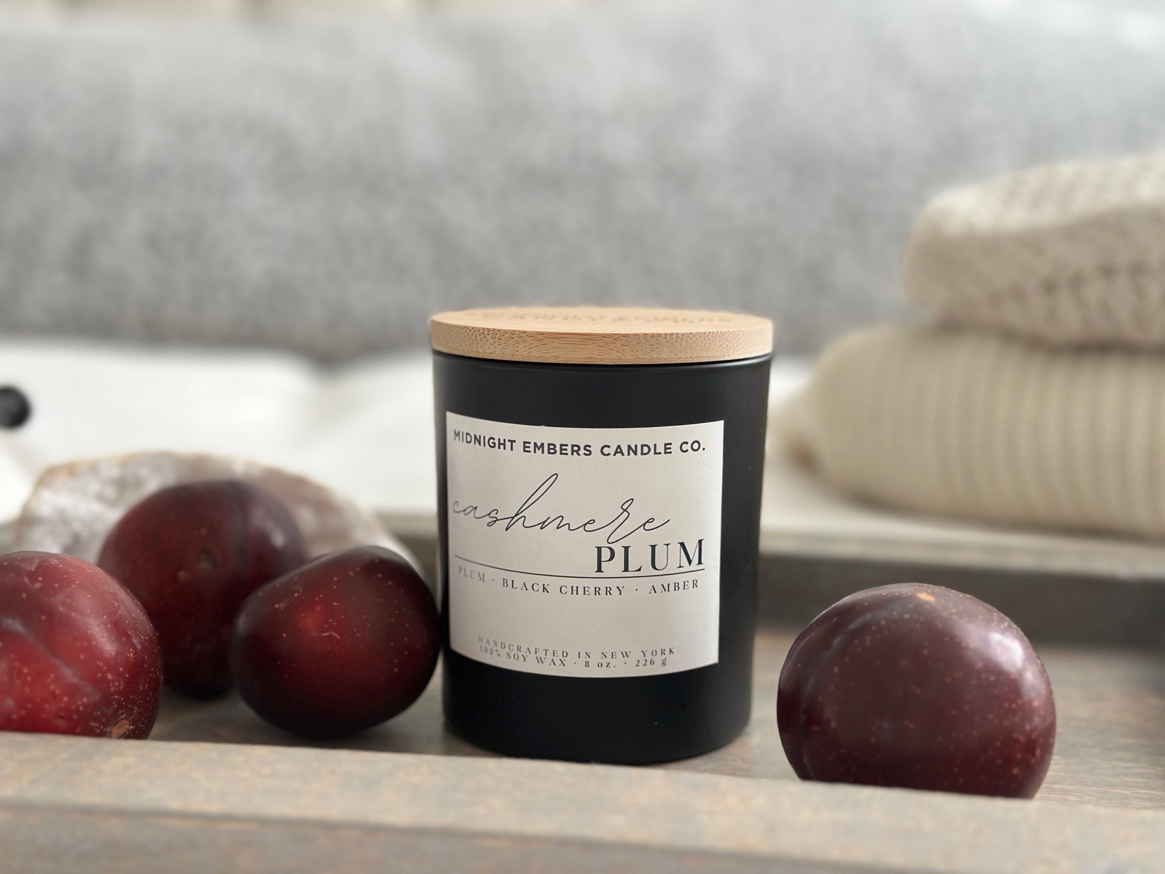 Midnight Embers Candle Co. - Wholesale Jar/Filled Candle - Cashmere Plum3
